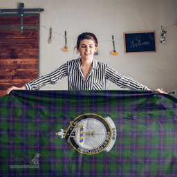 Scottish Shaw (of Tordarroch) Clan Tartan Tablecloth - Crest Classic Scottish Plaid Tartan Plaid