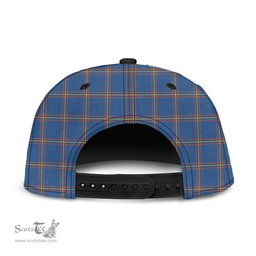 Scottish MacLaine of Loch Buie Hunting Ancient Clan Tartan Snapback Hat - Classic Scottish Plaid Tartan Plaid
