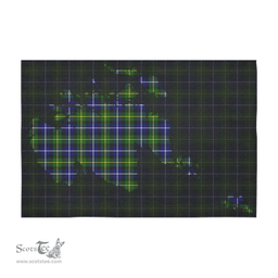 Scottish MacNeill of Barra Modern Clan Tartan Tablecloth - Map Scotland Style Scottish Plaid Tartan Plaid
