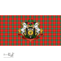 Scottish MacLaine of Loch Buie Clan Tartan Tablecloth - Unicorn Thistle Style Scottish Plaid Tartan Plaid
