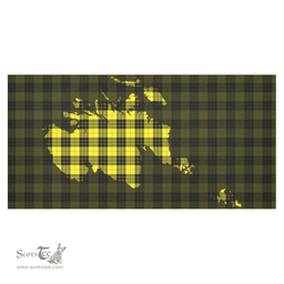 Scottish MacLeod of Lewis Modern Clan Tartan Tablecloth - Map Scotland Style Scottish Plaid Tartan Plaid