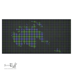 Scottish MacNeill of Barra Modern Clan Tartan Tablecloth - Map Scotland Style Scottish Plaid Tartan Plaid