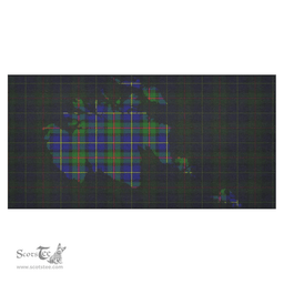Scottish MacLeod of Harris Modern Clan Tartan Tablecloth - Map Scotland Style Scottish Plaid Tartan Plaid