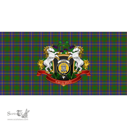 Scottish Strange of Balkaskie Clan Tartan Tablecloth - Unicorn Thistle Style Scottish Plaid Tartan Plaid