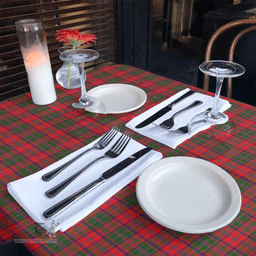Scottish Stewart of Appin Modern Clan Tartan Tablecloth - Classic Scottish Plaid Tartan Plaid