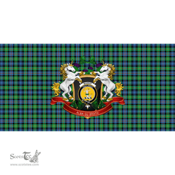 Scottish Murray of Atholl Ancient Clan Tartan Tablecloth - Unicorn Thistle Style Scottish Plaid Tartan Plaid