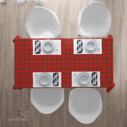 Scottish MacDonnell of Keppoch Modern Clan Tartan Tablecloth - Classic Scottish Plaid Tartan Plaid