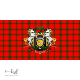 Scottish MacDonald of Sleat Clan Tartan Tablecloth - Unicorn Thistle Style Scottish Plaid Tartan Plaid