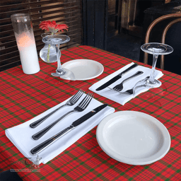 Scottish MacDonnell of Keppoch Modern Clan Tartan Tablecloth - Classic Scottish Plaid Tartan Plaid