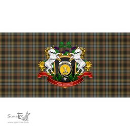 Scottish Stewart Hunting Weathered Clan Tartan Tablecloth - Unicorn Thistle Style Scottish Plaid Tartan Plaid