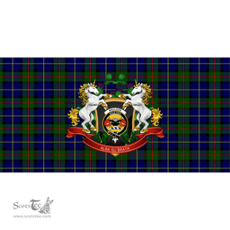 Scottish MacLeod of Harris Modern Clan Tartan Tablecloth - Unicorn Thistle Style Scottish Plaid Tartan Plaid