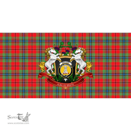 Scottish MacLean of Duart Modern Clan Tartan Tablecloth - Unicorn Thistle Style Scottish Plaid Tartan Plaid