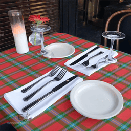 Scottish MacLaine of Loch Buie Clan Tartan Tablecloth - Classic Scottish Plaid Tartan Plaid
