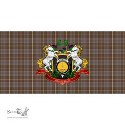Scottish MacIntyre Hunting Weathered Clan Tartan Tablecloth - Unicorn Thistle Style Scottish Plaid Tartan Plaid