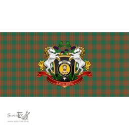 Scottish Menzies Green Ancient Clan Tartan Tablecloth - Unicorn Thistle Style Scottish Plaid Tartan Plaid