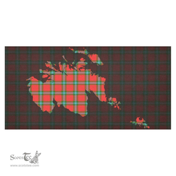 Scottish MacLaine of Loch Buie Clan Tartan Tablecloth - Map Scotland Style Scottish Plaid Tartan Plaid