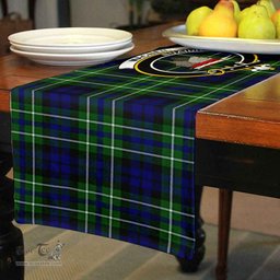 Scottish MacNeil of Colonsay Clan Crest Tartan Table Runner Scottish Plaid Tartan Plaid