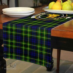 Scottish Campbell of Cawdor Clan Crest Tartan Table Runner Scottish Plaid Tartan Plaid