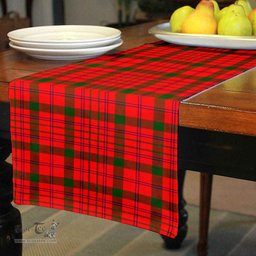 Scottish MacDonnell of Keppoch Modern Clan Tartan Table Runner - Classic Scottish Plaid Tartan Plaid