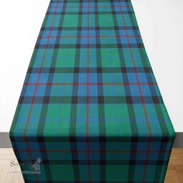 Scottish Flower of Scotland Clan Tartan Table Runner - Classic Scottish Plaid Tartan Plaid