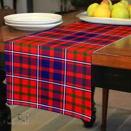 Scottish Cameron of Lochiel Modern Clan Tartan Table Runner - Classic Scottish Plaid Tartan Plaid