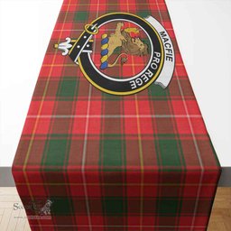 Scottish MacFie (of Dreghorn) Clan Crest Tartan Table Runner Scottish Plaid Tartan Plaid