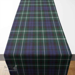 Scottish Graham of Montrose Modern Clan Tartan Table Runner - Classic Scottish Plaid Tartan Plaid