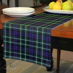 Scottish Graham of Montrose Modern Clan Tartan Table Runner - Classic Scottish Plaid Tartan Plaid