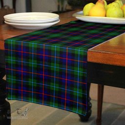 Scottish Campbell of Cawdor Modern Clan Tartan Table Runner - Classic Scottish Plaid Tartan Plaid