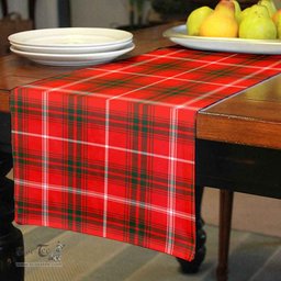 Scottish Duke of Rothesay Modern Clan Tartan Table Runner - Classic Scottish Plaid Tartan Plaid