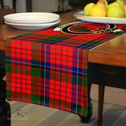Scottish MacNicol (of Scorrybreac) Clan Crest Tartan Table Runner Scottish Plaid Tartan Plaid