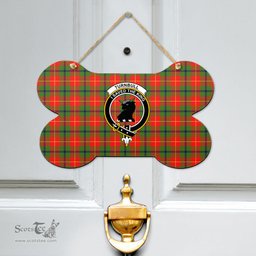 Scottish Turnbull Dress Clan Tartan Door Sign - Crest Classic Scottish Plaid Tartan Plaid