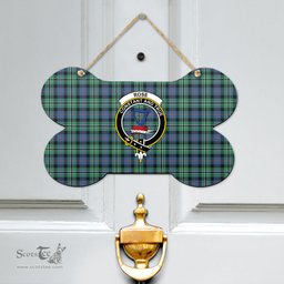 Scottish Rose Hunting Ancient Clan Tartan Door Sign - Crest Classic Scottish Plaid Tartan Plaid