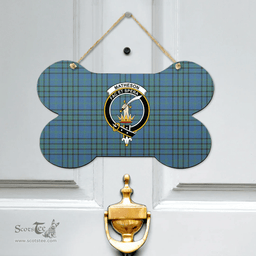 Scottish Matheson Hunting Ancient Clan Tartan Door Sign - Crest Classic Scottish Plaid Tartan Plaid