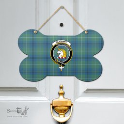 Scottish Oliphant Ancient Clan Tartan Door Sign - Crest Classic Scottish Plaid Tartan Plaid