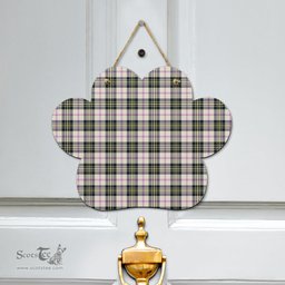 Scottish MacPherson Dress Ancient Clan Tartan Door Sign - Classic Scottish Plaid Tartan Plaid