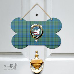Scottish Lockhart Clan Tartan Door Sign - Crest Classic Scottish Plaid Tartan Plaid