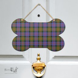 Scottish Carnegie Ancient Clan Tartan Door Sign - Classic Scottish Plaid Tartan Plaid