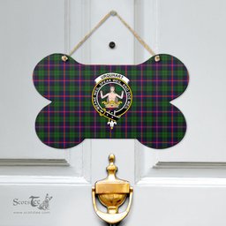 Scottish Urquhart Modern Clan Tartan Door Sign - Crest Classic Scottish Plaid Tartan Plaid