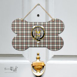 Scottish Stewart Dress Ancient Clan Tartan Door Sign - Crest Classic Scottish Plaid Tartan Plaid