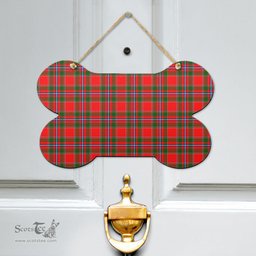 Scottish Perthshire District Clan Tartan Door Sign - Classic Scottish Plaid Tartan Plaid