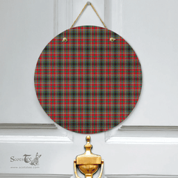 Scottish Anderson of Arbrake Clan Tartan Door Sign - Classic Scottish Plaid Tartan Plaid