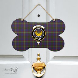 Scottish Durie Clan Tartan Door Sign - Crest Classic Scottish Plaid Tartan Plaid