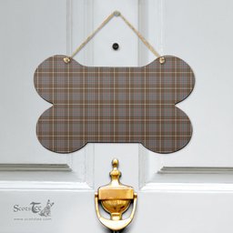 Scottish MacIntyre Hunting Weathered Clan Tartan Door Sign - Classic Scottish Plaid Tartan Plaid
