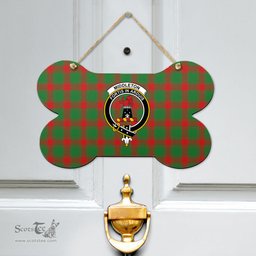 Scottish Middleton Modern Clan Tartan Door Sign - Crest Classic Scottish Plaid Tartan Plaid