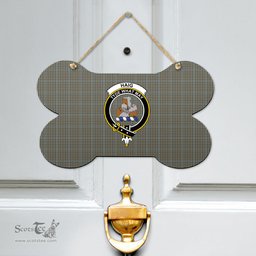 Scottish Haig Check Clan Tartan Door Sign - Crest Classic Scottish Plaid Tartan Plaid