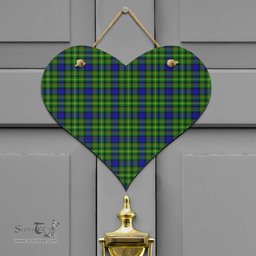 Scottish Rollo Modern Clan Tartan Door Sign - Classic Scottish Plaid Tartan Plaid