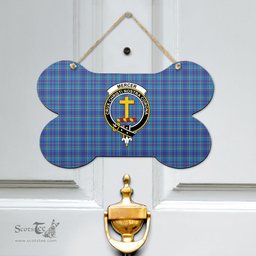 Scottish Mercer Modern Clan Tartan Door Sign - Crest Classic Scottish Plaid Tartan Plaid