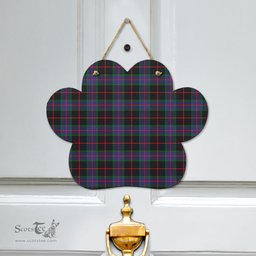 Scottish Nairn Clan Tartan Door Sign - Classic Scottish Plaid Tartan Plaid