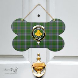 Scottish Pringle Clan Tartan Door Sign - Crest Classic Scottish Plaid Tartan Plaid